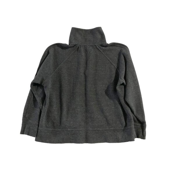 Nike Sweatshirt Womens L Heather Gray Fleece Thermafit ¼ Zip Mock-Neck Pullover - Picture 2 of 8